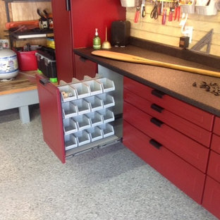 A Garage Interior Build Out / Hiding Mechanical Equipment in Your Garage