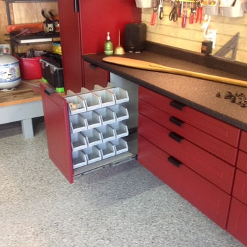 A Garage Interior Build Out / Hiding Mechanical Equipment in Your Garage