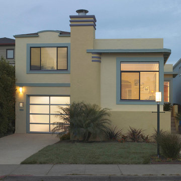 All glass Garage Door with Aluminum Frame