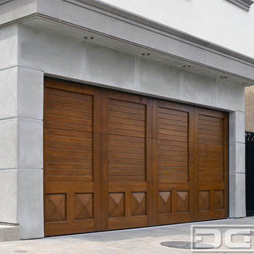 Architectural Wood Garage Door Designed & Crafted by Dynamic Garage Door in OC