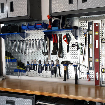 Attractive Wall Control Pegboard for Garage Tool Storage