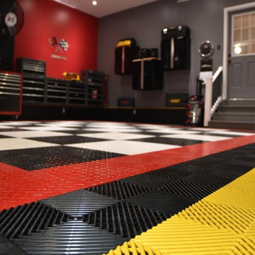 Awesome Home Garage Makeover with RaceDeck® Garage flooring