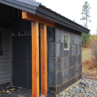Inspiration for a contemporary garage remodel in Seattle