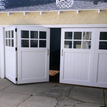 Bi-fold Carriage Doors with Marine Composite - Los Angeles, CA