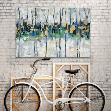 "Broken Facade" Painting Print on Wrapped Canvas