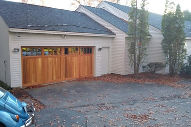 Cedar Overlay Garage Door