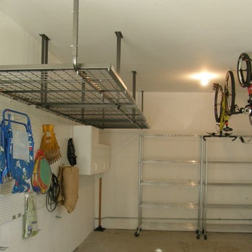 Celing Mounted Garage Storage by Closets For Life