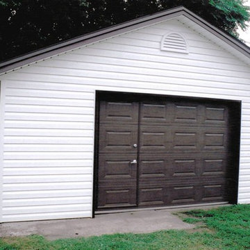 Classic Raised Panel WalkThru Garage Door