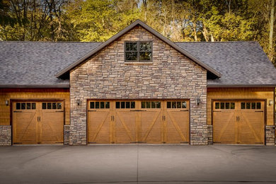 This is an example of a rustic garage in New York.