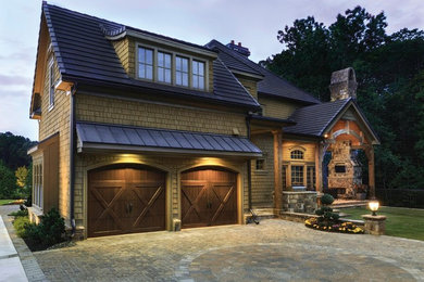 Inspiration for a traditional garage in Other.