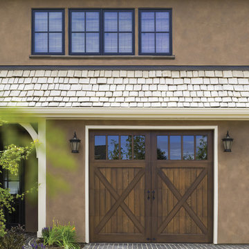 Clopay Reserve Wood Collection Carriage House Garage Door