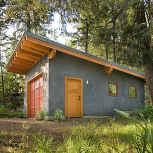 Réalisation d'un garage séparé design.