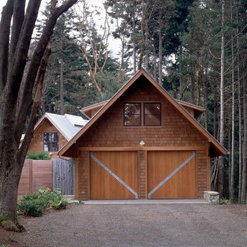 Contemporary Garage And Shed