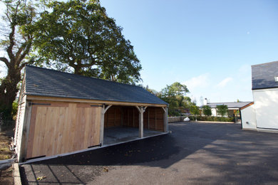 This is an example of a country garage in Belfast.