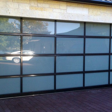 Cowart Door - Full View 20x8 Door Laminated Glass & Powder Coat Finish