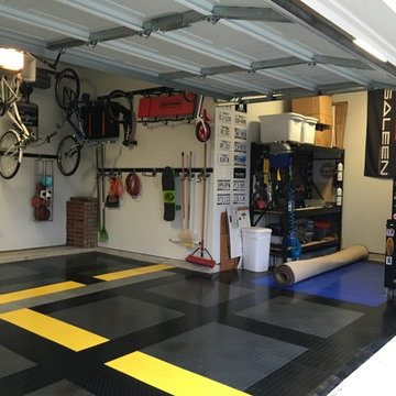 Creative Garage Floor Design with RACEDECK® Garage Flooring