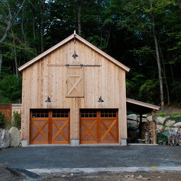 Custom Cedar Barn & Pool House
