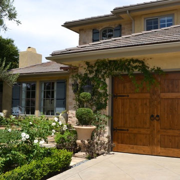 Custom Crafted Tuscan Style Garage Doors