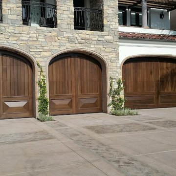 Custom Crafted Tuscan Style Garage Doors