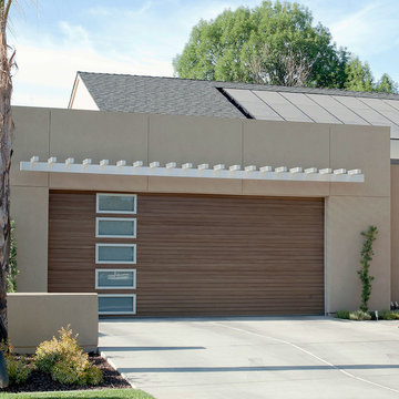 Custom-Designed Contemporary Garage Doors & Entry Door Design in the Bay Area