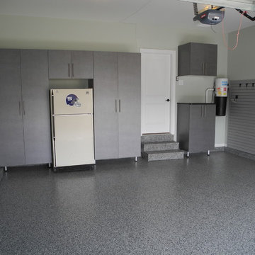 Custom Garage Cabinets and Epoxy Floor Coating