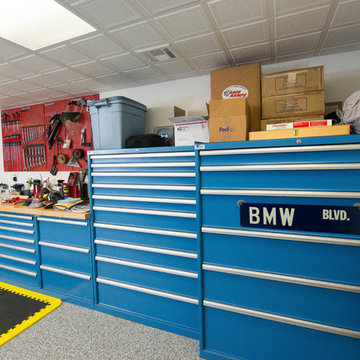 Custom Garage Work Area