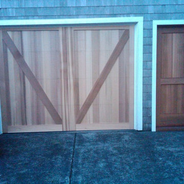 Custom made Wood Carriage Style Garage Door