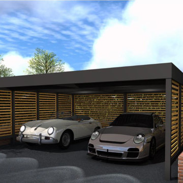 Double carport for Classic Cars