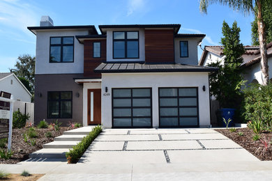 Inspiration for a transitional garage remodel in San Diego