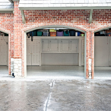 Epoxy coated garage "Grey Blend"