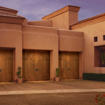 Faux Wood Garage Doors