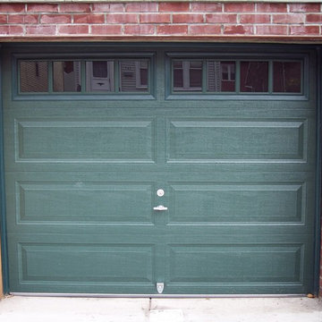 Finished garage door installations