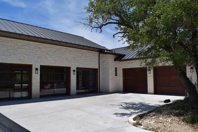 Example of a trendy garage design in Austin