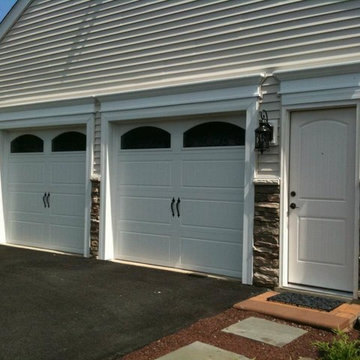 Gallery Series garage doors with complimenting entry door