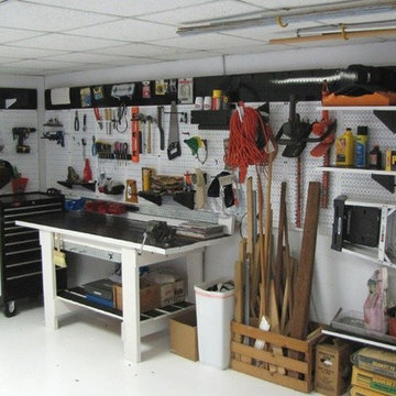 Garage & Tool Storage with Wall Control Metal Pegboard and Peg Accessories