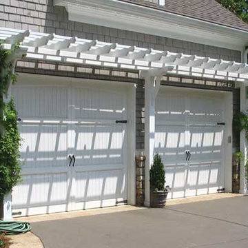Eyebrow Pergola Over Garage Ideas Photos Houzz Eyebrow Pergola Over Garage Ideas, How To Build Pergola Over Garage Door