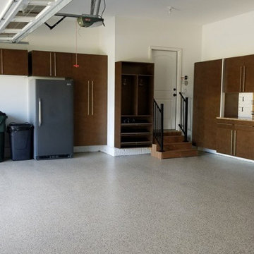 Garage Cabinets with Mudroom