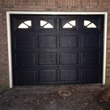 Garage Door Makeover - Refinish