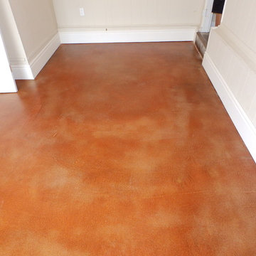 Garage Floor - Acid Staining