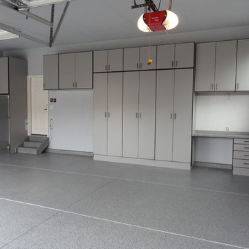 Garage Floor Coating & Cabinets