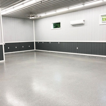 Garage Floor Coating With Polyaspartic Topcoat