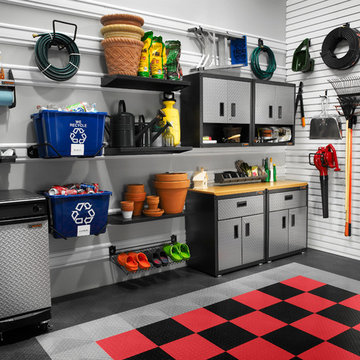 Garage Makeover with Wall Storage Accessories
