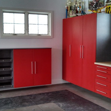 Garage - Powder Coat Cabinets