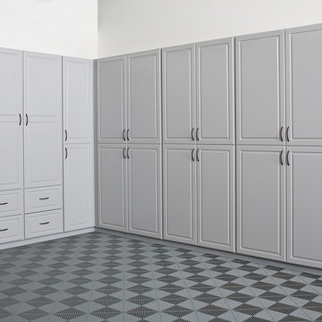Garage Silver Cabinets