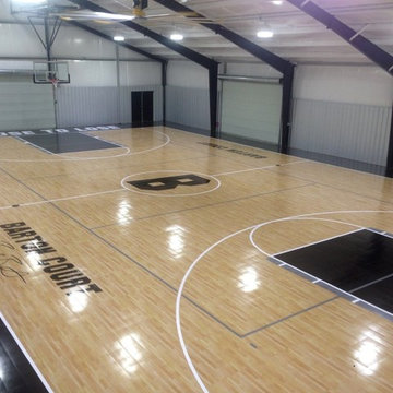 Garage Sport Court Transformation