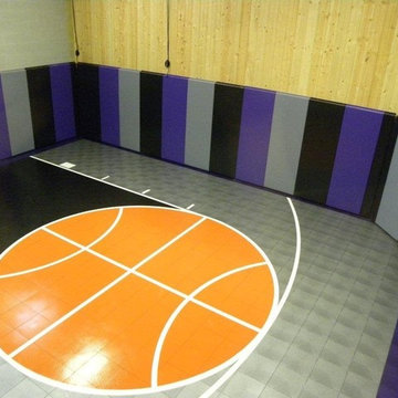 Garage Sport Court Transformation