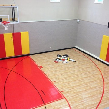 Garage Sport Court Transformation