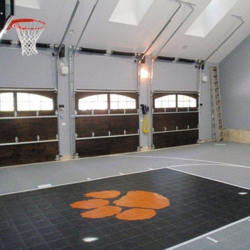Garage Sport Court Transformation