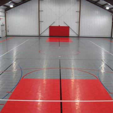 Garage Sport Court Transformation