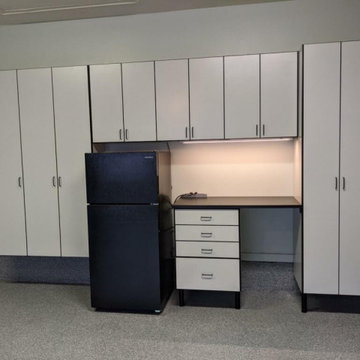 Garage Storage Cabinets with Workbench